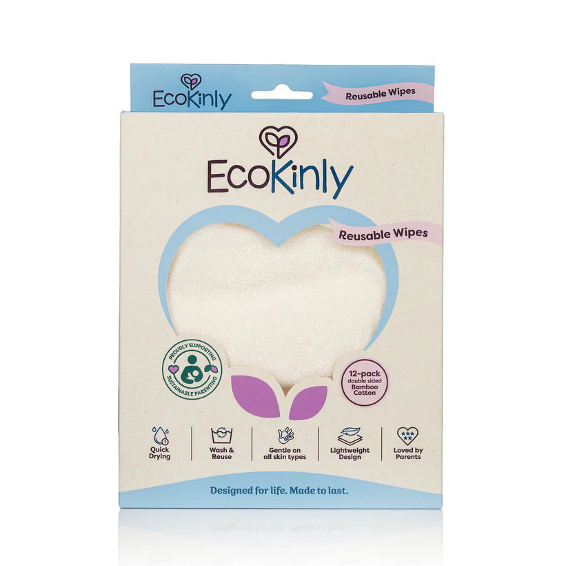 Reusable Wipes - Earth (12 Pack)