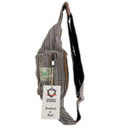 Cotton Hemp Style Belt (Fanny) Bag - Blue