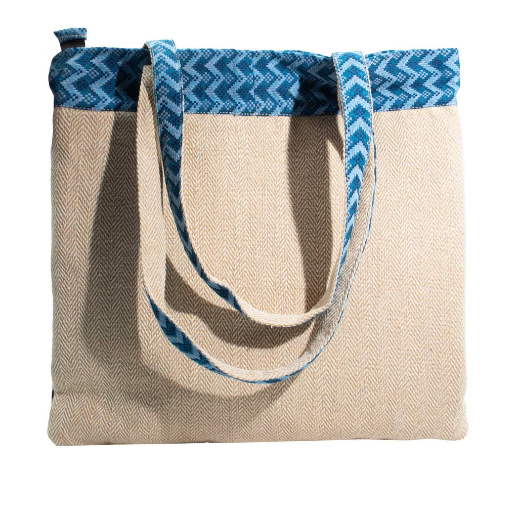 Patchwork Kathmandu Tote Bag - Dhaka Design